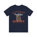 Honoring Our Heroes: 'Never Forget Our Fallen Heroes' Military Design T-Shirt