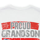 Proud Grandpa: Military Design T-Shirt Celebrating Generations of Service