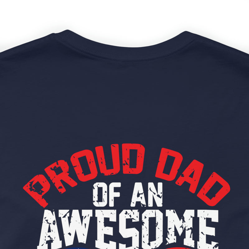 Pride and Patriotism: 'Proud Dad of an Awesome Soldier - US Army' Military Design T-Shirt