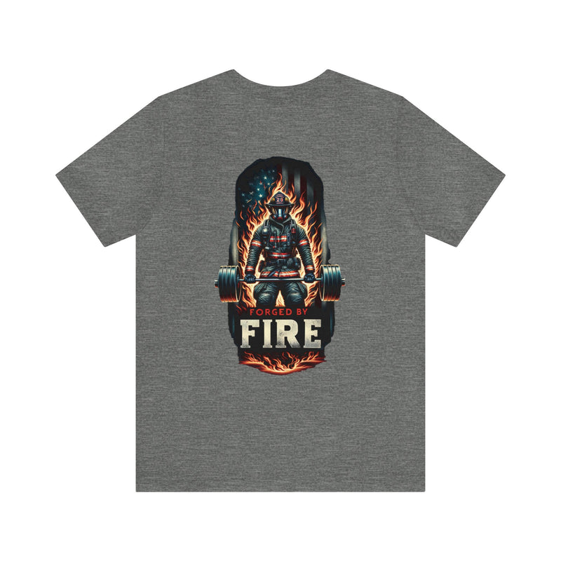 Forged by Fire Fireman Weightlifting Shirt