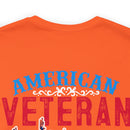 USA-Made Valor: Military Design T-Shirt - American Veteran, Serving with Honor