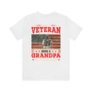 Proud Veteran, Priceless Grandpa: Military Design T-Shirt Celebrating Family and Service