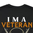 Veteran Themed T-Shirt with 'I Can Fix Stupid' Humorous Military Design