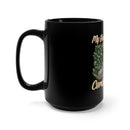 My Daddy Wears Combat Boots 15oz Military Design Black Mug - Proudly Honoring a Heroic Parent!