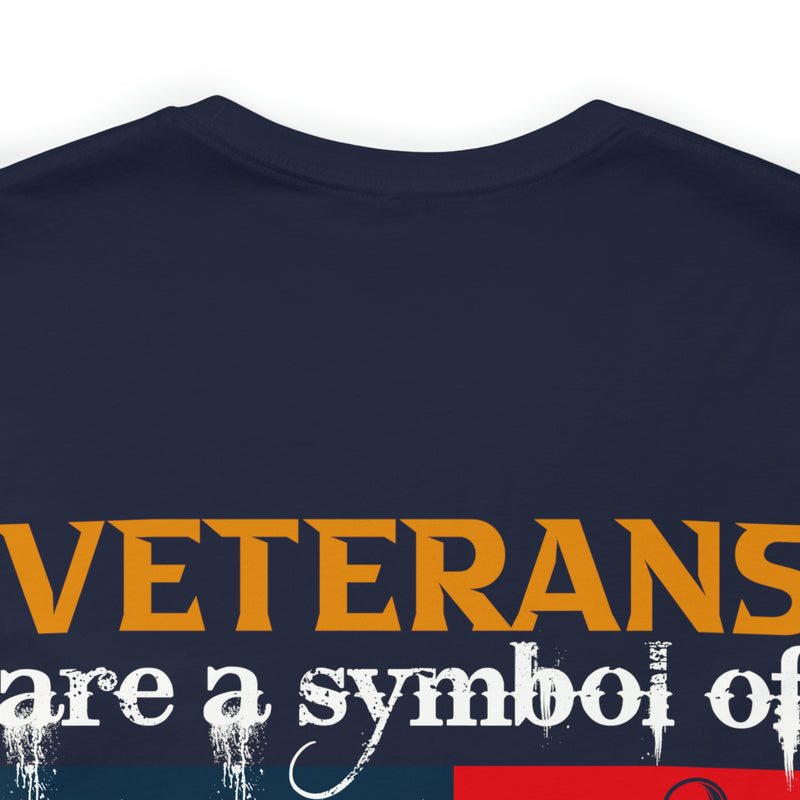 Nation's Pride: Military Design T-Shirt Celebrating Veterans