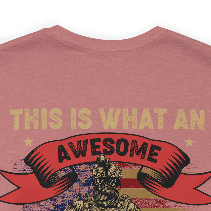This is What an Awesome Veteran Looks Like: Military Design T-Shirt Celebrating Service and Excellence