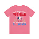 VETERAN: A Proud Title, But Mom is My Greatest Honor - Military Design T-Shirt