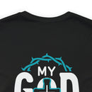 MY GOD IS STRONGER THAN PTSD Design Lightweight Retail Fit T-Shirt