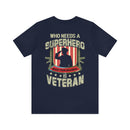 Grandpa, My Superhero: Military Design T-Shirt Celebrating the Veteran Legacy