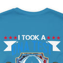 Spiritual Brotherhood: Military Design T-Shirt - 'I Took a DNA Test, God is My Father, Veterans are My Brothers