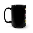 Never Underestimate an Old Man - B2nd Airborne Division Veteran 15oz Military Design Black Mug