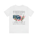 Freedom Isn't Free: United States Veterans - Military Design T-Shirt Celebrating Sacrifice