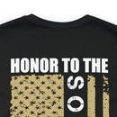 Honor to the Brave: Military Design T-Shirt Saluting Soldiers and Sailors Everywhere