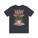 Sarcastic Army Veteran: Military Design T-Shirt - 'I'm a Grumpy Old Army Veteran, My Level of Sarcasm Depends on Your Level of Stupidity