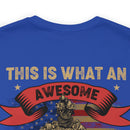 This is What an Awesome Veteran Looks Like: Military Design T-Shirt Celebrating Service and Excellence
