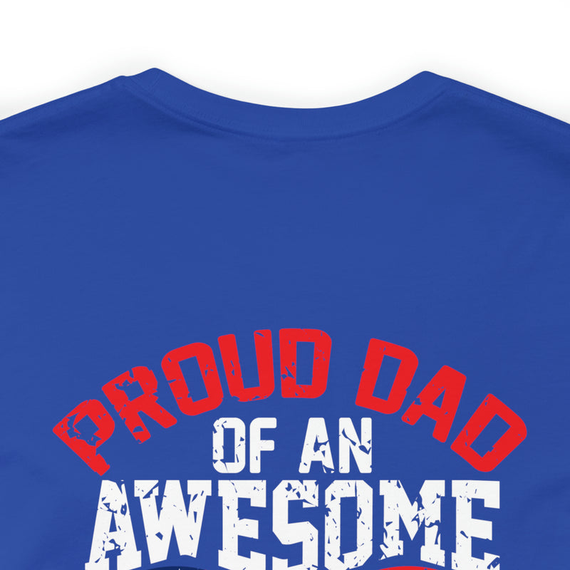 Pride and Patriotism: 'Proud Dad of an Awesome Soldier - US Army' Military Design T-Shirt