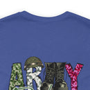 Army Dad: Military Design T-Shirt for Proud Fathers!