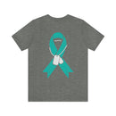 Veteran PTSD Awareness Teal Ribbon Design T-Shirt