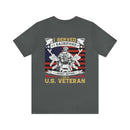 U.S. Veteran Pride Military Design T-Shirt - 'I Served, I Sacrificed, I Regret Nothing'