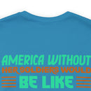 Americh: United with Our Angels - Military Design T-Shirt Honoring Guardians of Freedom