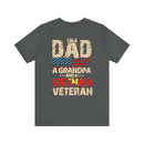 Proud Legacy: Dad, Grandpa, Vietnam Veteran - Military Design T-Shirt Celebrating Family and Service