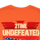 2Time Undefeated World War Champs Military Design T-Shirt: Show Your Pride!