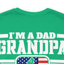 Unshakeable Legacy: 'I'm a Dad, Grandpa, and a Veteran - Fearless' Military Design T-Shirt