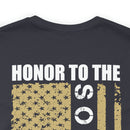 Honor to the Brave: Military Design T-Shirt Saluting Soldiers and Sailors Everywhere