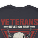 Ever Ready Veterans: Waiting Until Required - Military Design T-Shirt