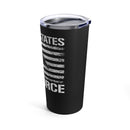 Proudly USAF: 20oz Military Design Tumbler, Honoring the United States Air Force