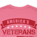 America's Veterans: Honoring Those Who Served with Military Design T-Shirt