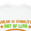Soul of Valor: Military Design T-Shirt for Courageous Warriors