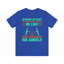Americh: United with Our Angels - Military Design T-Shirt Honoring Guardians of Freedom