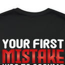 Guardian of Independence: Military Design T-Shirt Asserting Individuality and Defiance of Assumptions