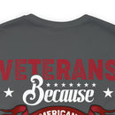 Heroes Among Us: Veterans - Because Americans Need Heroes Too T-Shirt, Celebrating Courage and Service