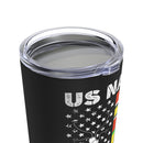 US Navy Vietnam Veteran 20oz Military Design Tumbler - Black Background