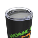 Home of the Free, Because of the Brave 20oz Military Design Tumbler - Black Background