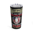 Proud Veteran Gift: 20oz Military Design Tumbler for the Well-Cared and Appreciated