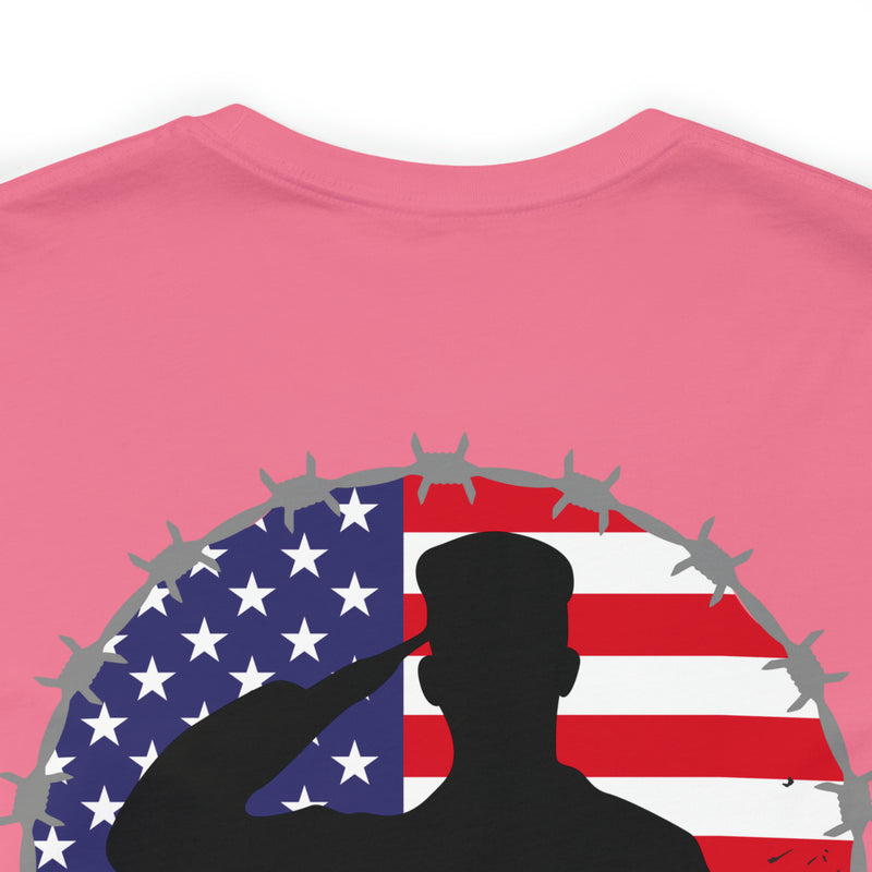 Gratitude Unveiled: Thank You Veterans Military Design T-Shirt