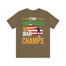 2Time Undefeated World War Champs Military T-Shirt: Showcase Your Victory