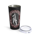 Legendary Grandfather: 20oz Military Design Tumbler with Black Background