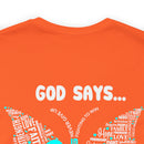 Spread Your Wings with Faith, Hope, and Love: Butterfly 22 PTSD Unisex Tee