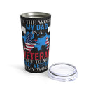 Honoring My Hero: Embrace Family Legacy with our 20oz Military Design Tumbler