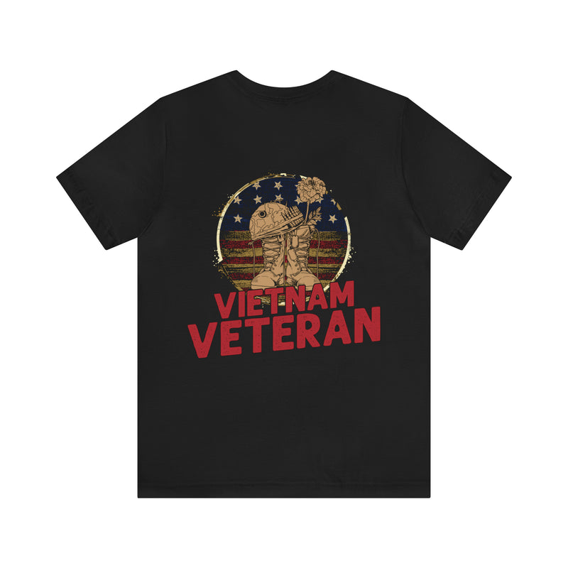 Vietnam Veteran Tribute: Military Design T-Shirt Honoring Courage and Sacrifice