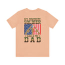 Proud Papa: 'My Favorite Soldier Calls Me Dad' Military Design T-Shirt