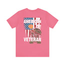 Proud American Veteran: Military Design T-Shirt, Show Your Patriotism!