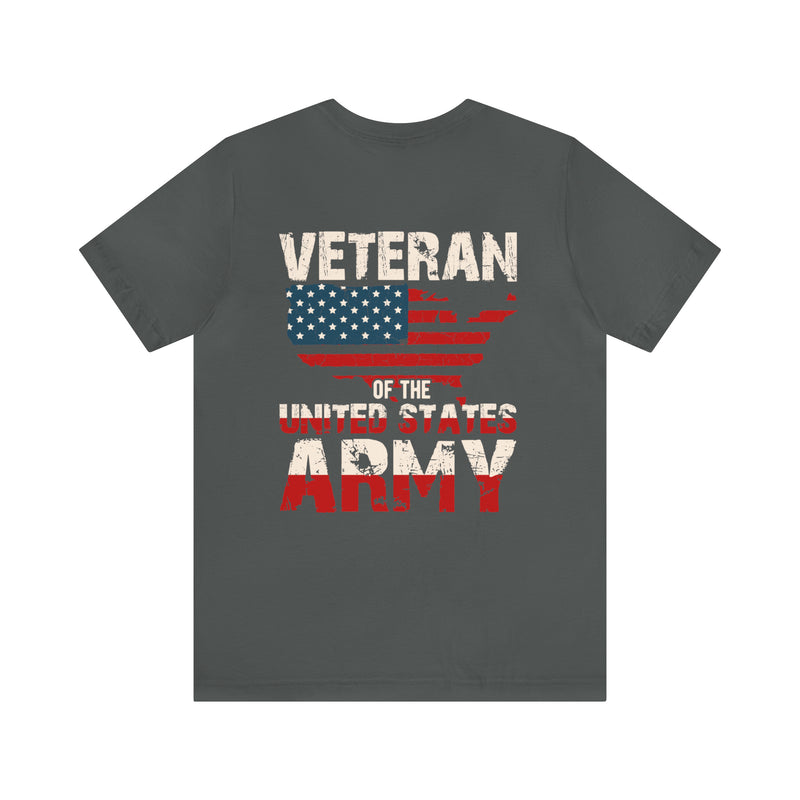 United States Army Veteran: Military Design T-Shirt Honoring Service and Sacrifice