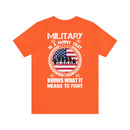 Family of Warriors: Military Design T-Shirt Embracing the Spirit of Battle