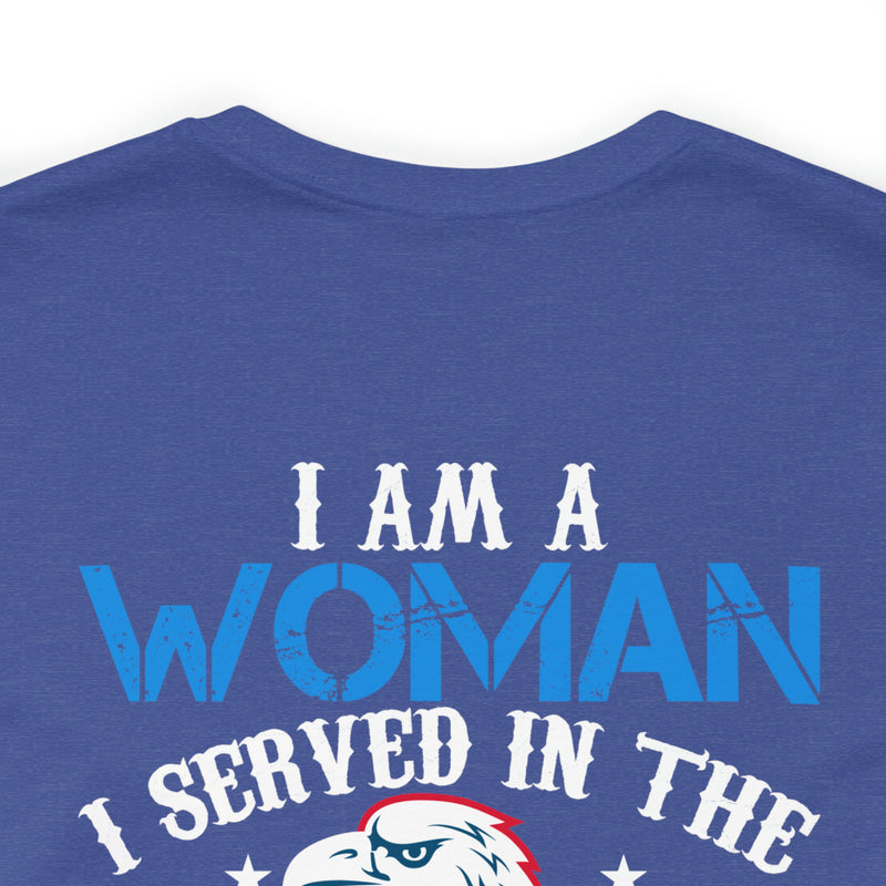 Proud Woman Veteran: Military Design T-Shirt - Breaking Barriers, Honoring Service