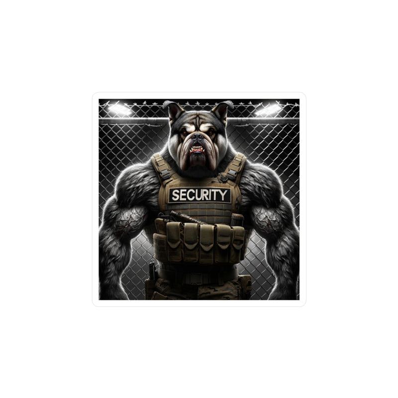 Guardian Bulldog Security Sticker